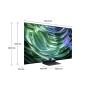 Samsung QE48S90DAE 121.9 cm (48") 4K Ultra HD Smart TV Wi-Fi Black