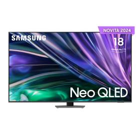 Samsung TV Neo QLED 4K 55” QE55QN85DBTXZT Smart TV Wi-Fi Carbon Silver 2024, Processore NQ4 AI GEN2, Tecnologia Quantum Matrix,