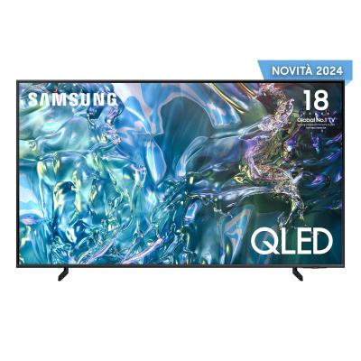 Samsung Q60D TV QLED 4K 85” QE85Q60DAUXZT Smart TV Wi-Fi Titan Gray 2024, Quantum Processor Lite 4K, 4K Upscaling, AirSlim