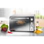 Rommelsbacher BGS 1500 toaster oven 30 L Black, Silver Grill