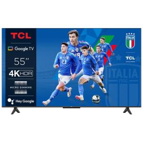 TCL P61 Series 55P61B TV 139.7 cm (55") 4K Ultra HD Smart TV Wi-Fi Titanium