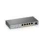 Zyxel GS1350-6HP-EU0101F network switch Managed L2 Gigabit Ethernet (10 100 1000) Power over Ethernet (PoE) Grey