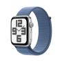 Apple Watch SE OLED 44 mm Digital 368 x 448 Pixeles Pantalla táctil Plata Wifi GPS (satélite)