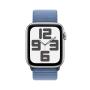 Apple Watch SE OLED 44 mm Digital 368 x 448 Pixeles Pantalla táctil Plata Wifi GPS (satélite)