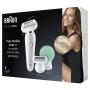 Braun Silk-épil 9 81688638 épilateur 40 pince(s) Blanc, Or