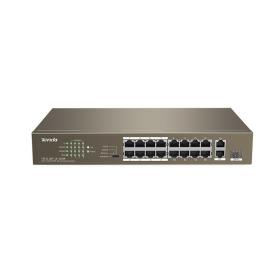 Tenda TEF1118P-16-150W switch No administrado L2 Fast Ethernet (10 100) Energía sobre Ethernet (PoE) 1U Negro