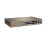 Tenda TEF1118P-16-150W network switch Unmanaged L2 Fast Ethernet (10 100) Power over Ethernet (PoE) 1U Black