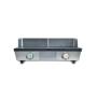 Sanyo Deli Grill Dessus de table Electrique Noir, Argent 2200 W