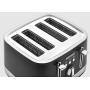 Morphy Richards Illumination 4-Slice Toaster 7 4 fetta e 1800 W Nero