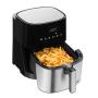 Concept FR5000 fryer Single 5 L 1700 W Hot air fryer Black, Satin steel