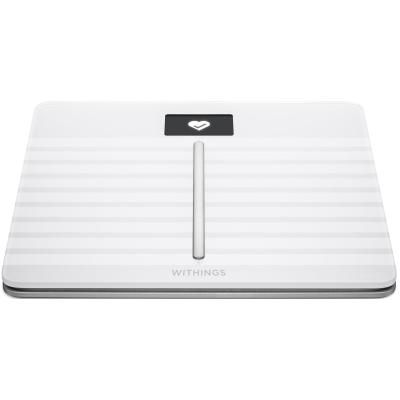 Withings WBS04B-WHITE-ALL-INTER Personenwaage Rechteck Weiß Elektronische Personenwaage