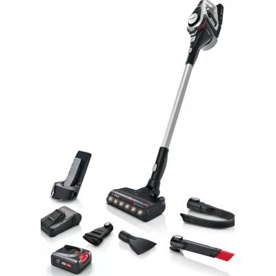 Bosch Serie 8 BCS8224WA aspirapolvere senza filo Nero, Rosso, Acciaio Senza sacchetto