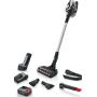 Bosch Serie 8 BCS8224WA aspirapolvere senza filo Nero, Rosso, Acciaio Senza sacchetto