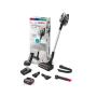 Bosch Serie 8 BCS8224WA aspiradora de mano Negro, Rojo, Acero Sin bolsa