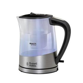 Russell Hobbs Purity bouilloire 1 L 2200 W Noir, Argent, Transparent