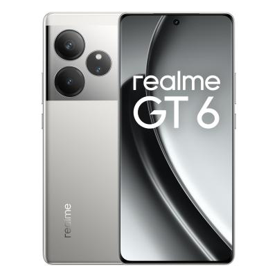 realme GT 6 17,2 cm (6.78") Dual-SIM Android 14 5G USB Typ-C 12 GB 256 GB 5500 mAh Silber