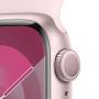 Apple Watch Series 9 GPS 41mm Pink Aluminium Case with Light Pink Sport Band - M L