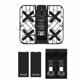 HOVERAir X1 Combo 4 Rotoren Quadrocopter 2704 x 1520 Pixel 1050 mAh Schwarz