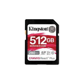 Kingston Technology Canvas React Plus 512 GB SDXC UHS-II Clase 10