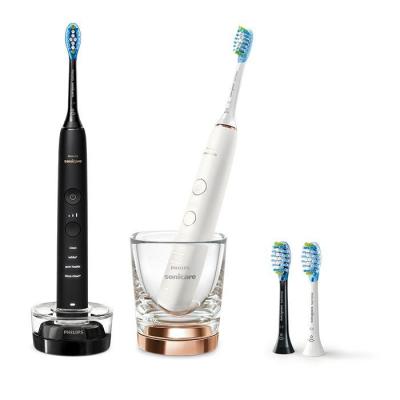 Philips Sonicare DiamondClean DiamondClean 9000 HX9914 61 2x Elektrische Schallzahnbürsten + 4 C3 Bürstenköpfe