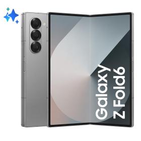 Samsung Galaxy Z Fold6 Smartphone AI, 256GB, RAM 12GB, Display 6,3" 7,6" Dynamic AMOLED 2X, Silver Shadow