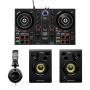 Hercules DJLearning Kit Mixer con controllo DVS (Digital Vinyl System) Nero