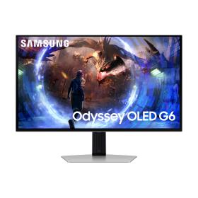 Samsung Odyssey G6 G60SD Monitor PC 68,6 cm (27") 2560 x 1440 Pixel Quad HD OLED Argento