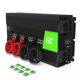 Green Cell INV15 adaptateur de puissance & onduleur Auto 3000 W Noir