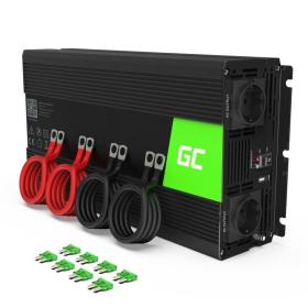 Green Cell INV15 adattatore e invertitore Auto 3000 W Nero