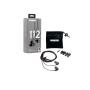 Shure SE112-GR Cuffie Cablato In-ear Musica e Chiamate Nero, Grigio