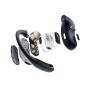 SHOKZ OpenFit Air Auricolare Wireless A clip Chiamate Musica Sport Tutti i giorni Bluetooth Nero