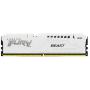 Kingston Technology FURY Beast 16 GB 6400 MT s DDR5 CL32 DIMM White XMP