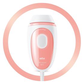 Braun Silk-expert PL1000 depiladora de luz pulsada Luz pulsada intensa (IPL) Rosa, Blanco