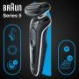 Braun Series 5 51-W1600s Máquina de afeitar de láminas Negro, Blanco