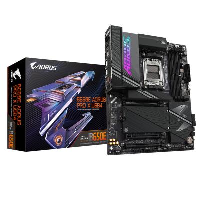 GIGABYTE B650E AORUS PRO X USB4 Motherboard - Unterstützt AMD AM5 CPUs, 16+2+2 Digital VRM, bis zu 8000MHz DDR5 (OC), 4xPCIe