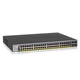 NETGEAR GS752TP-300EUS switch Gestionado L2 L3 L4 Gigabit Ethernet (10 100 1000) Energía sobre Ethernet (PoE) 1U Negro