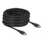 DeLOCK 85504 cable DisplayPort 15 m Negro