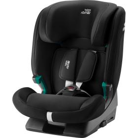 Britax Römer EVOLVAFIX Autositz für Babys 1-2-3 (9 - 36 kg 9 Monate - 12 Jahre) Schwarz