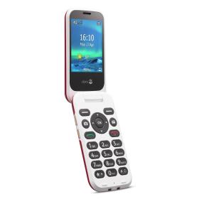 Doro 6880 7,11 mm (0.28") 124 g Rouge Téléphone pour seniors