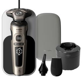 Philips Shaver S9000 Prestige SP9883 36 Elektrischer Nass- und Trockenrasierer mit SkinIQ