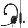 EPOS | SENNHEISER ADAPT 130T USB-C II Auricolare Cablato A Padiglione Ufficio USB tipo-C Nero