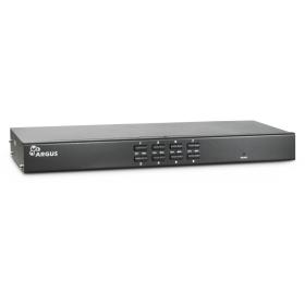 Inter-Tech KVM AS-9108DU Tastatur Video Maus (KVM)-Switch Rack-Einbau Schwarz