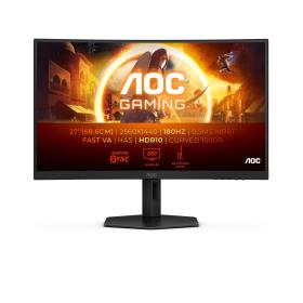 AOC G4 CQ27G4X pantalla para PC 68,6 cm (27") 2560 x 1440 Pixeles Quad HD LCD Negro