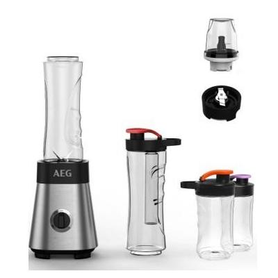 AEG SB 2900 PerfectMix 0,6 L Batidora de vaso Negro, Acero inoxidable