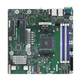 Asrock X570D4U Motherboard AMD X570 Sockel AM4 micro ATX