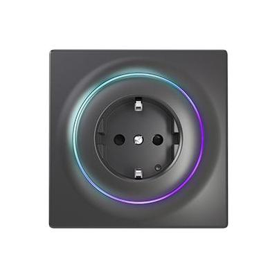 Fibaro FGWOF-011-8 prise de courant Type F Noir