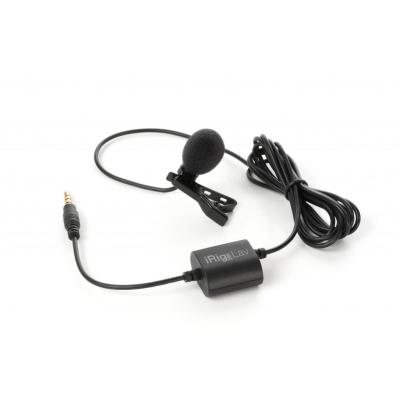 IK Multimedia iRig Mic Lav Noir Microphone à clipser