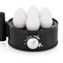 WMF Stelio 0415070011 7 huevos 380 W Negro, Cromo