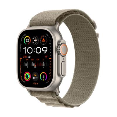 Apple Watch Ultra 2 OLED 49 mm Digital 410 x 502 Pixeles Pantalla táctil 4G Titanio GPS (satélite)