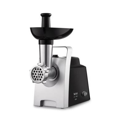 Tefal NE108831 mincer 1400 W Black, Satin steel